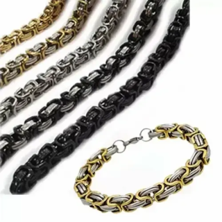 Toptan Orta Kalınlık Kral Çelik Bileklik