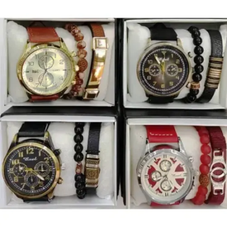 Toptan 3 Lu Erkek Saat Kombin Setler | Saat Toptancısı | Toptancigeldi.com