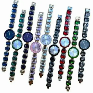 Kristal Taşlı Toptan Kadın Kol Saatleri | Trend Modeller