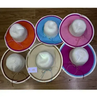 Toptan Renkli Ve Fiyonklu Plaj Şapka Çeşitleri | Toptancigeldi.com