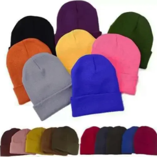 Toptan Renkli Kışlık Düz Bereler | Toptan Kışlık Giyim