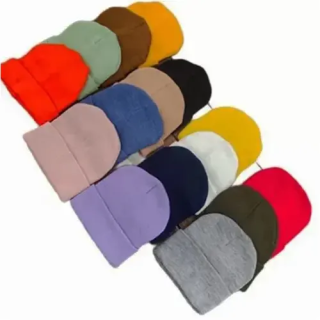 Toptan Renkli Kışlık Düz Bereler | Toptan Kışlık Giyim