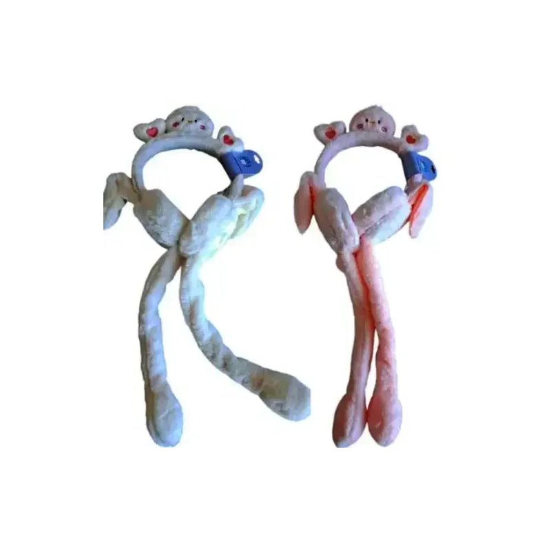 Toptan Figürlü Hareketli Kız Çocuk Kışlık Kulaklıklar