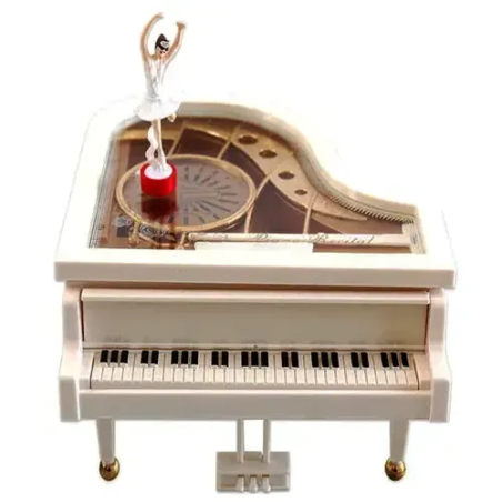 Toptan Piyano Tasarımlı Balerin Müzik Kutusu