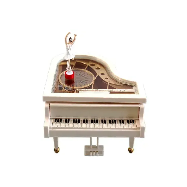 Toptan Piyano Tasarımlı Balerin Müzik Kutusu