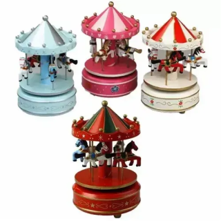 Toptan Hediyelik Atlı Karınca Müzik Kutusu