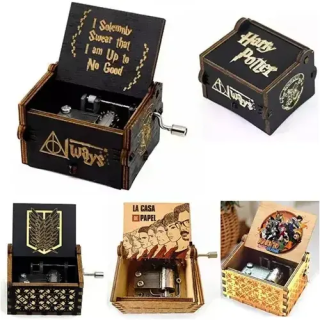 Toptan Ahşap Müzik Kutuları | El Yapımı Mekanik Melodili