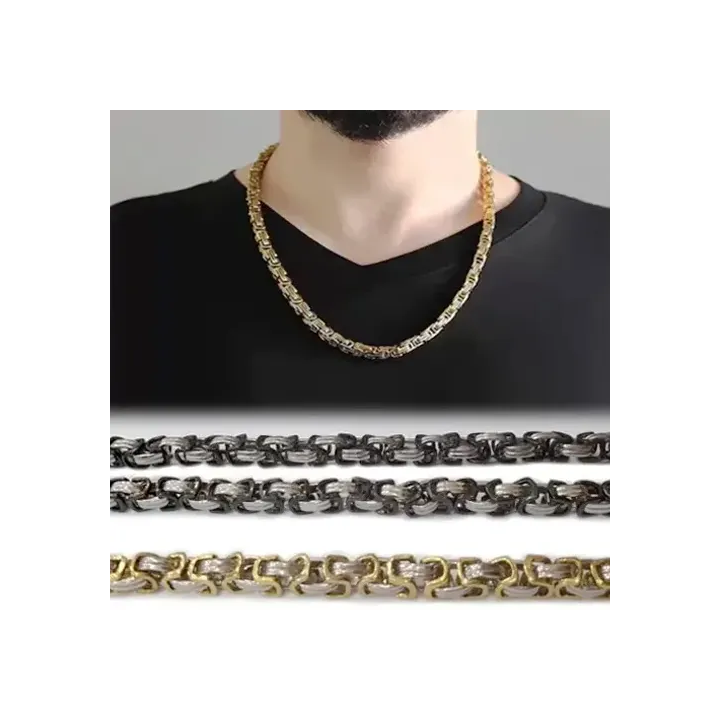 Toptan Bijuteri | Toptan Kral Çelik Kolye Çeşitleri | Toptancigeldi.com