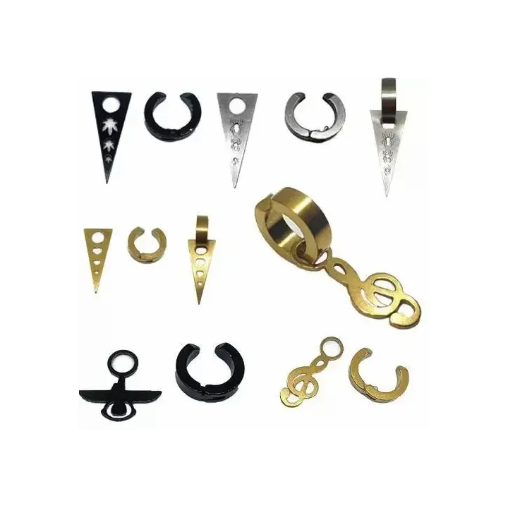 Toptan Karışık Figürlü Çelik Küpeler | Her Kartta 12 Farklı Tasarım