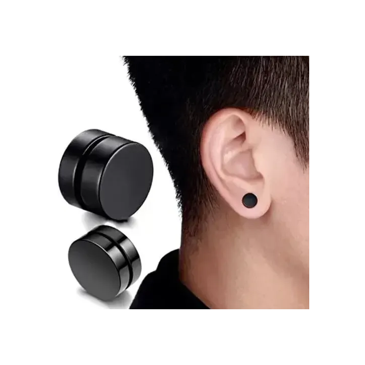 Toptan Mıknatıslı Çelik Küpeler | Unisex Model