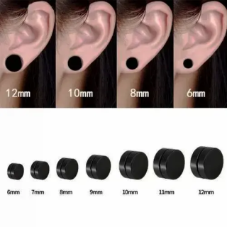 Toptan Mıknatıslı Çelik Küpeler | Unisex Model