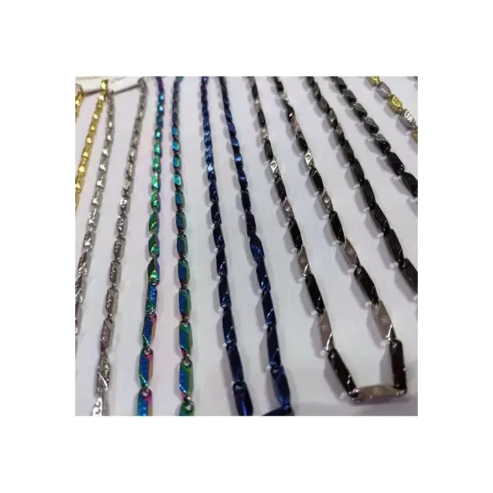 Toptan 316L Paslanmaz Çelik Kolye Zinciri 4 mm