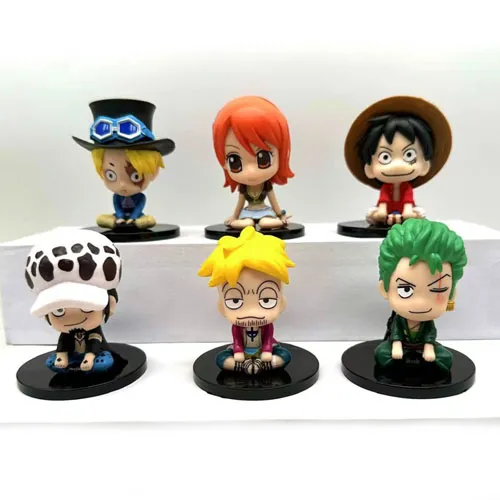 Anime Figür 6li Set 7 cm – Mini koleksiyon figürleri