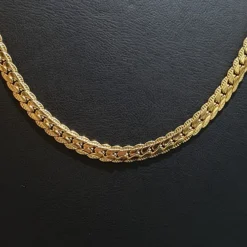 Toptan Çelik Hasır Zincir Kolye 1.2mm - Altın Kaplama Şık Model
