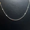 Toptan Çelik İnce Gümüş Zincir 1.0mm - Zarif ve Hafif Model (VRC-40A)