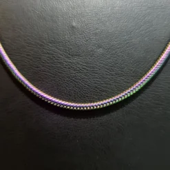 Toptan Çelik Kalın Renkli Yılan Zincir Kolye - 2mm  Modern ve Şık