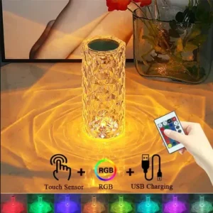 Toptan kristal masa lambasi usb sarjli