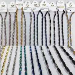 Toptan 316L paslanmaz çelik kolye zinciri 4 mm – parlak gümüş zincir