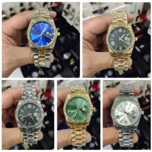 Toptan çelik tarihli erkek kol saati