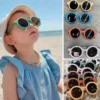 toptan çocuk güneş gözlüğü – İskandinav yuvarlak pastel model
