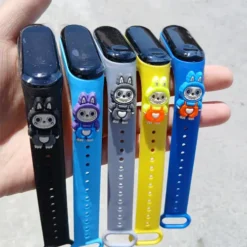 toptan labubu figurlu cocuk dijital led saat 2