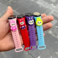 toptan labubu figurlu cocuk dijital led saat 3